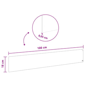 Περίγραμμα γκαζόν 10 pcs 100 x 18 εκ Ατσάλι Ασημί - Pakobazaar