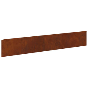 Περίγραμμα γκαζόν 20 pcs 100 x 18 εκ Ατσάλι Σκ rusty - Pakobazaar