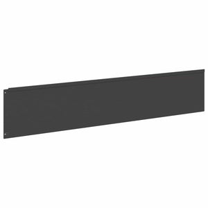 Περίγραμμα γκαζόν 10 τμχ. 100 x 22 εκ Ατσάλι Μαύρο