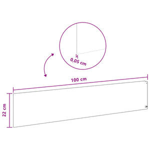 Περίγραμμα γκαζόν 10 pcs 100 x 22 εκ Ατσάλι Σκ rusty - Pakobazaar