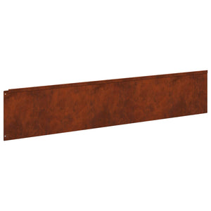 Περίγραμμα γκαζόν 20 pcs 100 x 22 εκ Ατσάλι Σκ rusty - Pakobazaar
