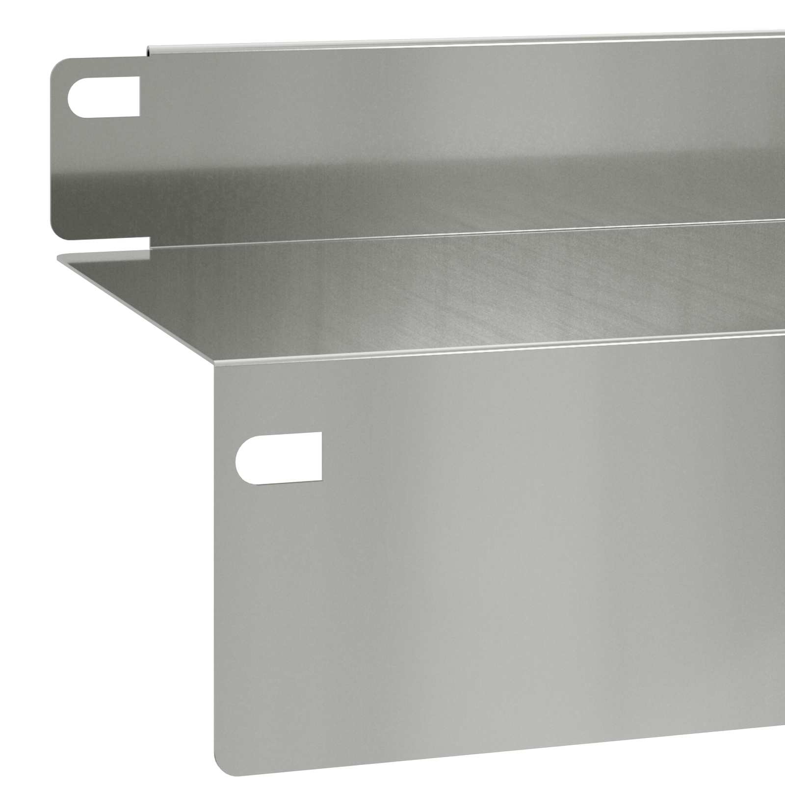 Περίγραμμα γκαζόν 10 pcs 100 x 10 x 8 εκ Ατσάλι Ασημί