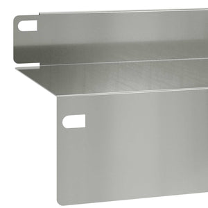 Περίγραμμα γκαζόν 10 pcs 100 x 10 x 8 εκ Ατσάλι Ασημί - Pakobazaar