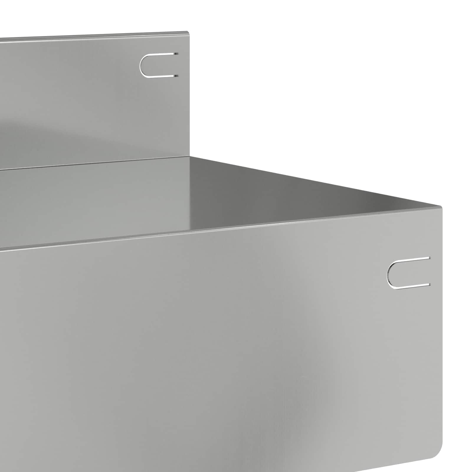 Περίγραμμα γκαζόν 20 pcs 100 x 10 x 8 εκ Ατσάλι Ασημί