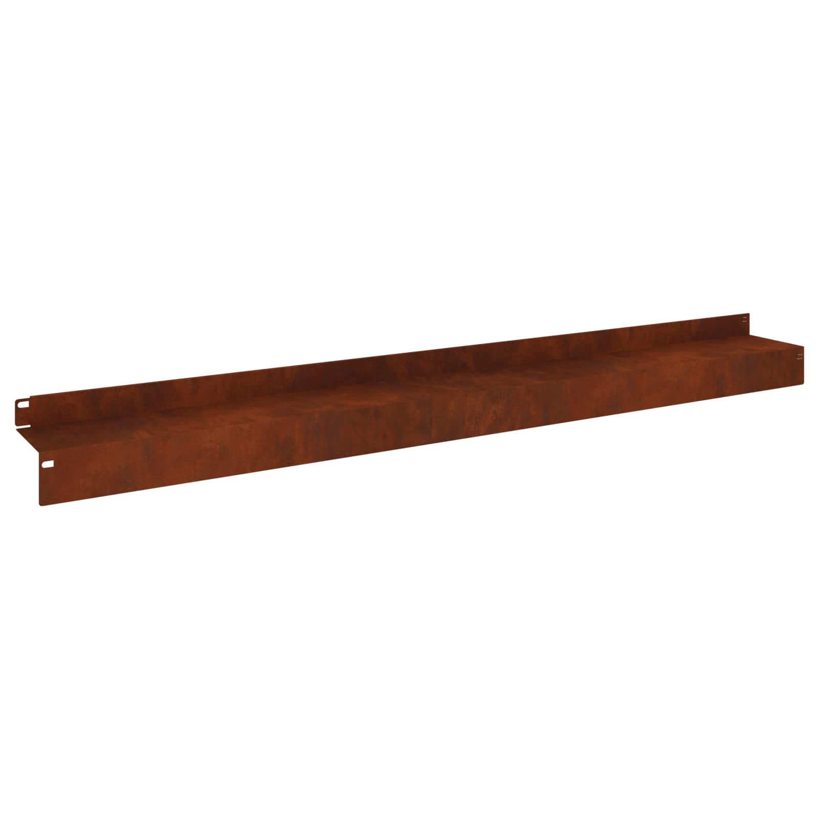 Περίγραμμα γκαζόν 20 pcs 100 x 10 x 8 εκ Ατσάλι Σκ rusty