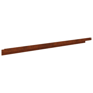 Περίγραμμα γκαζόν 30 pcs 100 x 10 x 8 εκ Ατσάλι Σκ rusty - Pakobazaar