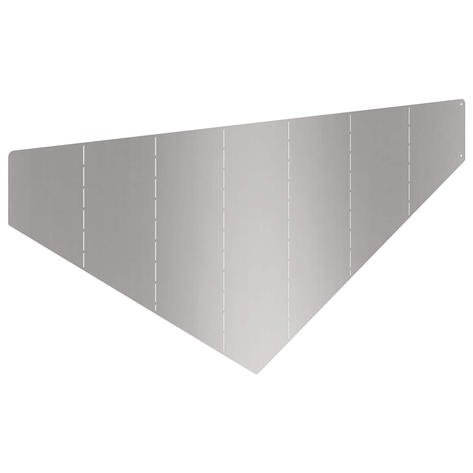 Περίγραμμα γκαζόν 100 x 45 cm Ατσάλι Ασημί