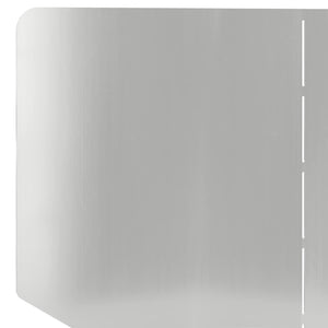 Περίγραμμα γκαζόν 4 pcs 100 x 45 cm Ατσάλι Ασημί - Pakobazaar