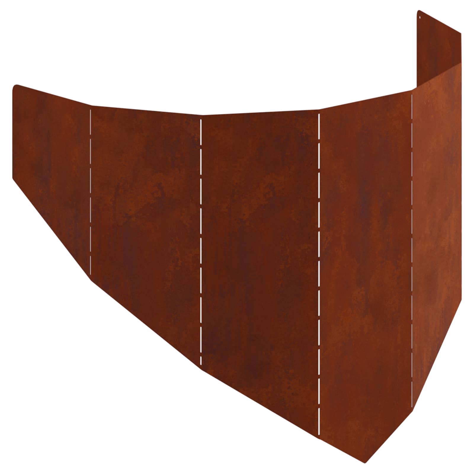 Περίγραμμα γκαζόν 100 x 45 cm Ατσάλι Σκ rusty