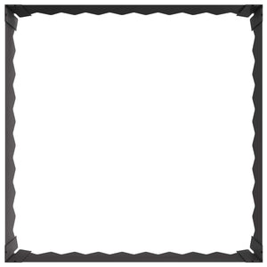 Περίγραμμα γκαζόν 4 pcs 60 x 60 x 20 εκ Ατσάλι Μαύρο - Pakobazaar