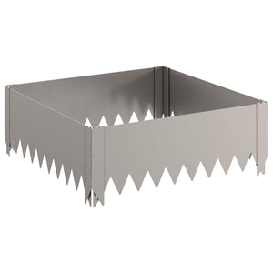 Περίγραμμα γκαζόν 60 x 60 x 20 εκ Ατσάλι Σκ rusty - Pakobazaar