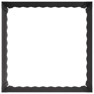 Περίγραμμα γκαζόν 4 pcs 60 x 60 x 35 cm Ατσάλι Μαύρο - Pakobazaar