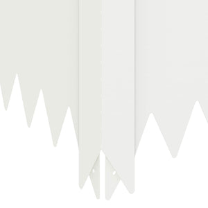Περίγραμμα γκαζόν 60 x 60 x 35 cm Ατσάλι Λευκό - Pakobazaar