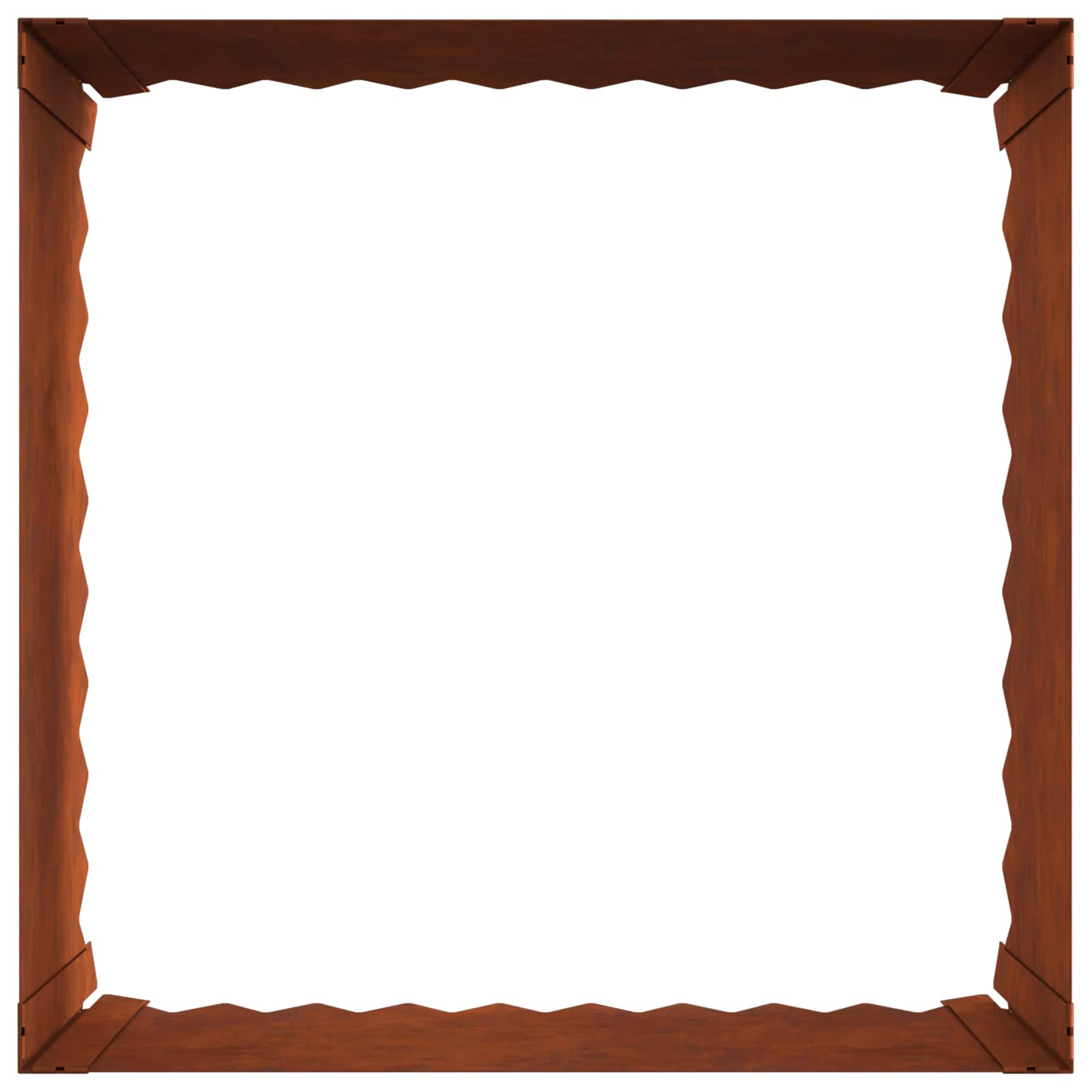 Περίγραμμα γκαζόν 60 x 60 x 35 cm Ατσάλι Σκ rusty