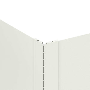 Περίγραμμα γκαζόν 4 τμχ. 100 x 60 x 20 εκ. Ατσάλι Λευκό - Pakobazaar