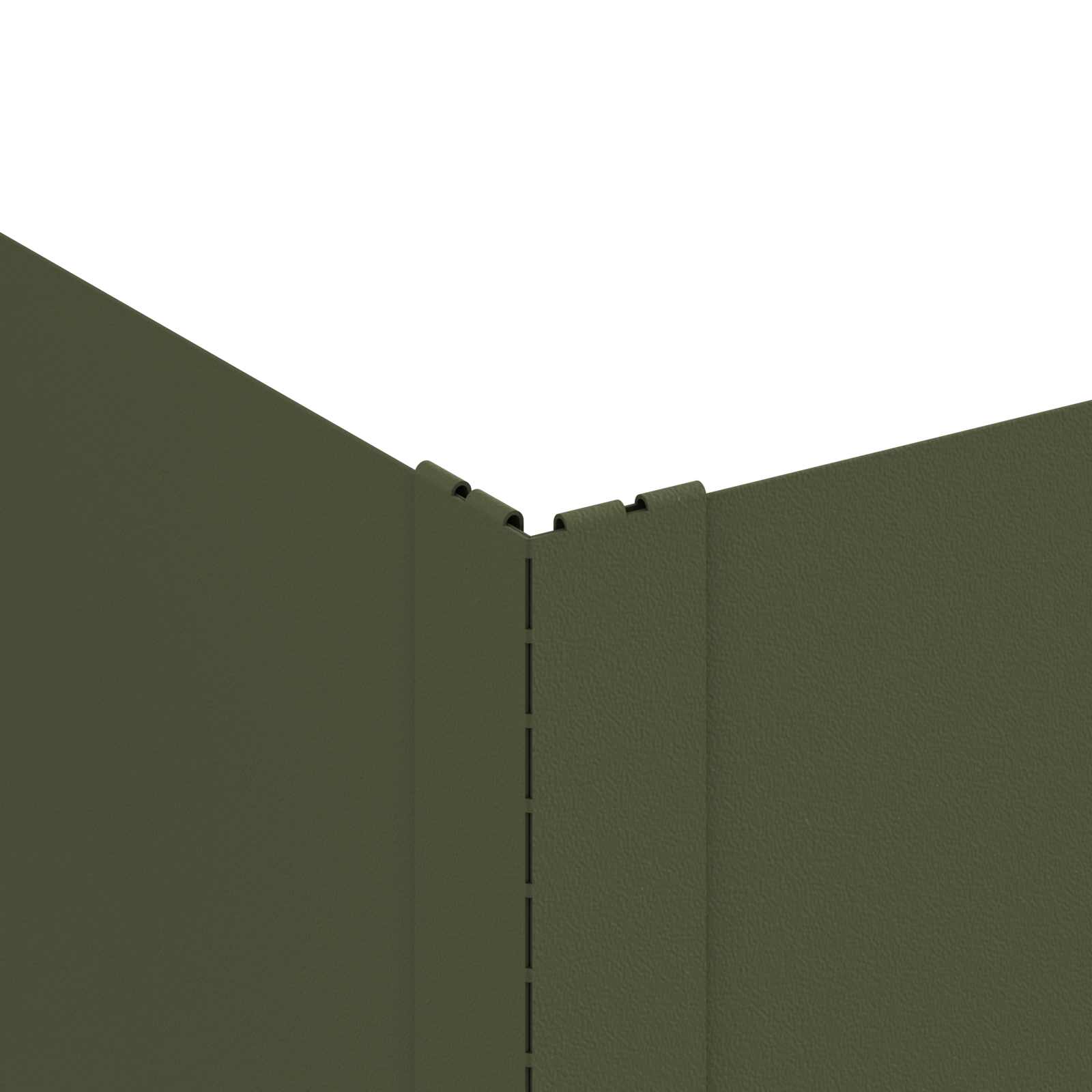Περίγραμμα γκαζόν 4 τμχ. 100 x 60 x 20 εκ. Ατσάλι Λαδί - Pakobazaar