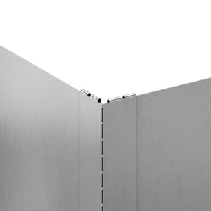 Περίγραμμα γκαζόν 100 x 60 x 20 εκ. Ατσάλι Ασημί