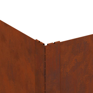 Περίγραμμα γκαζόν 100 x 60 x 20 εκ. Ατσάλι Σκ rusty - Pakobazaar