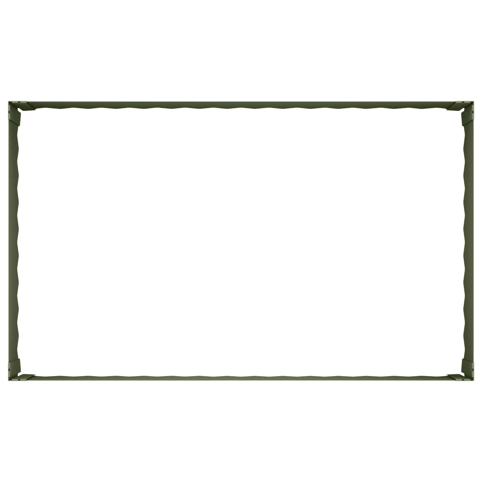 Περίγραμμα γκαζόν 100 x 60 x 35 cm Ατσάλι Λαδί