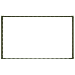 Περίγραμμα γκαζόν 100 x 60 x 35 cm Ατσάλι Λαδί