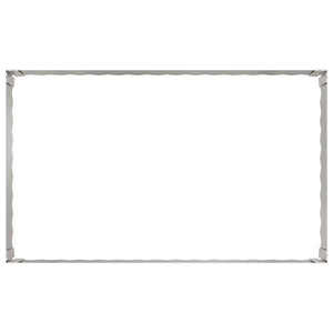 Περίγραμμα γκαζόν 100 x 60 x 35 cm Ατσάλι Ασημί