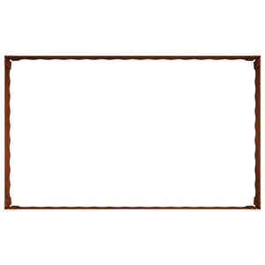 Περίγραμμα γκαζόν 4 pcs 100 x 60 x 35 cm Ατσάλι Σκ rusty - Pakobazaar