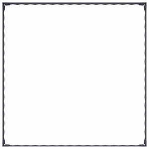 Περίγραμμα γκαζόν 4 τμχ. 100 x 100 x 20 cm Ατσάλι Ανθρακί - Pakobazaar