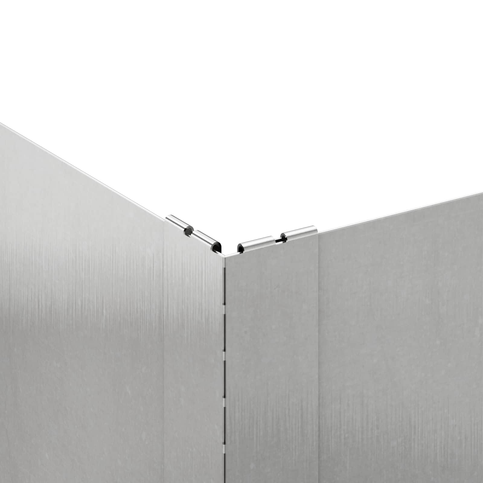 Περίγραμμα γκαζόν 100 x 100 x 20 cm Ατσάλι Ασημί - Pakobazaar