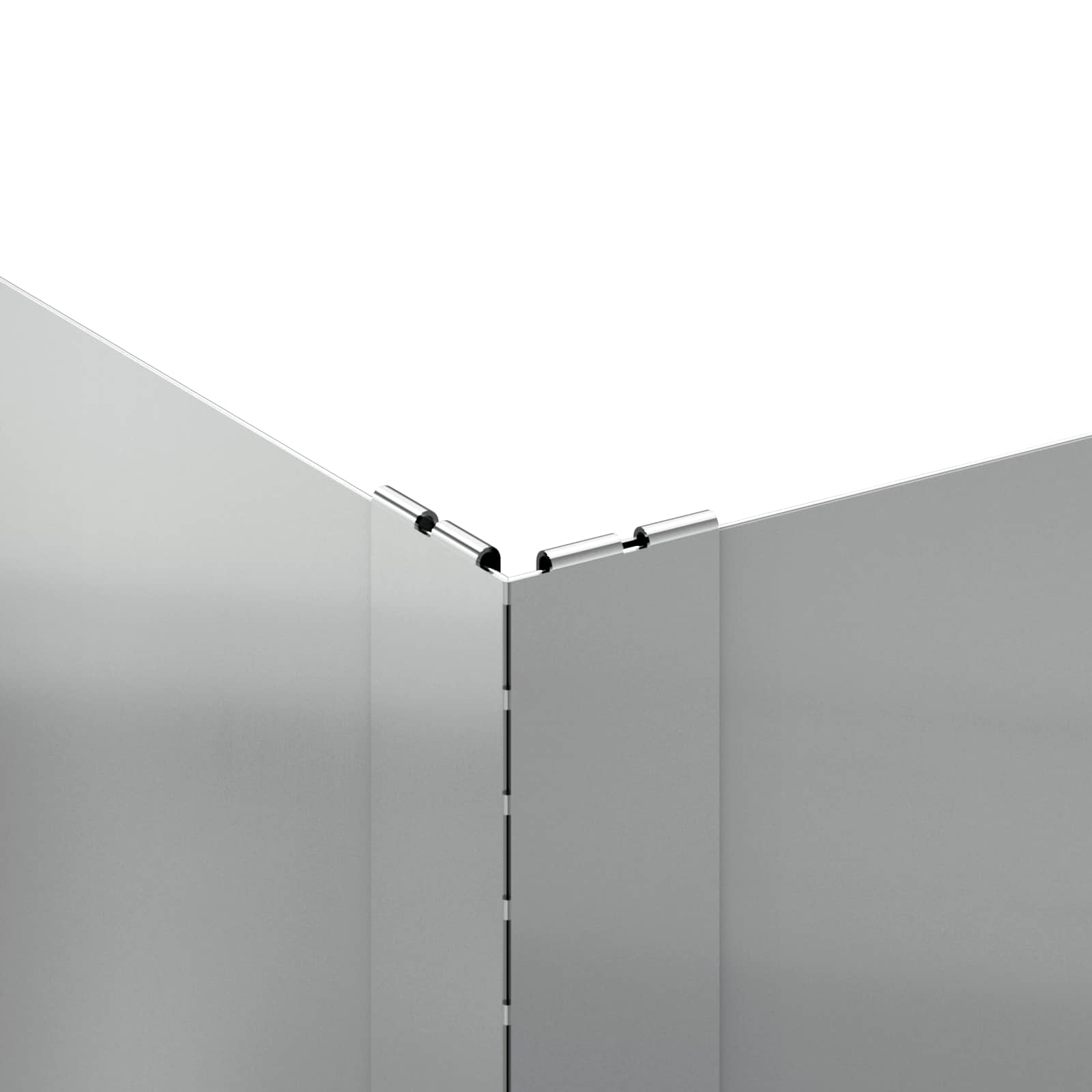 Περίγραμμα γκαζόν 100 x 100 x 20 cm Ατσάλι Ασημί