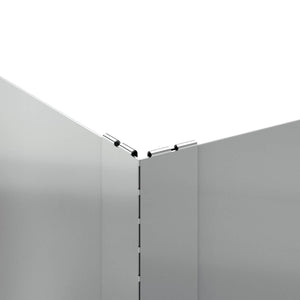 Περίγραμμα γκαζόν 100 x 100 x 20 cm Ατσάλι Ασημί - Pakobazaar