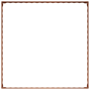 Περίγραμμα γκαζόν 100 x 100 x 20 cm Ατσάλι Σκ rusty - Pakobazaar