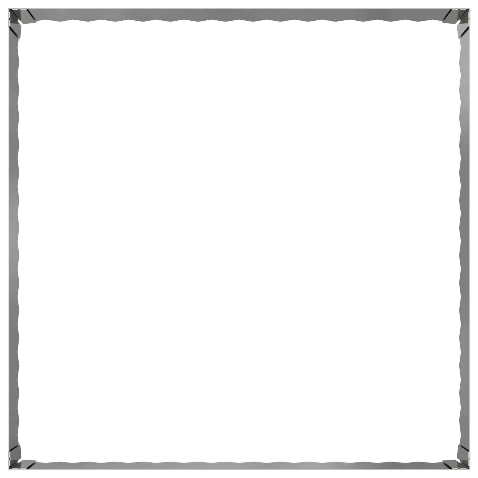 Περίγραμμα γκαζόν 100 x 100 x 35 cm Ατσάλι Ασημί