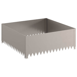 Περίγραμμα γκαζόν 4 pcs 100 x 100 x 35 cm Ατσάλι Σκ rusty - Pakobazaar