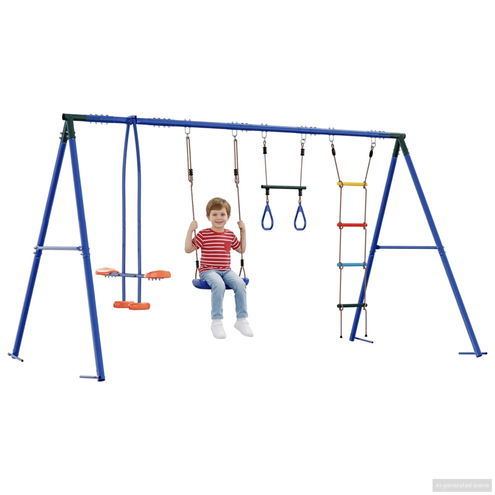 Σετ Κούνιας Εξωτερικού Χώρου Πολύχρωμο 330 x 185 x 185 εκ - Pakobazaar