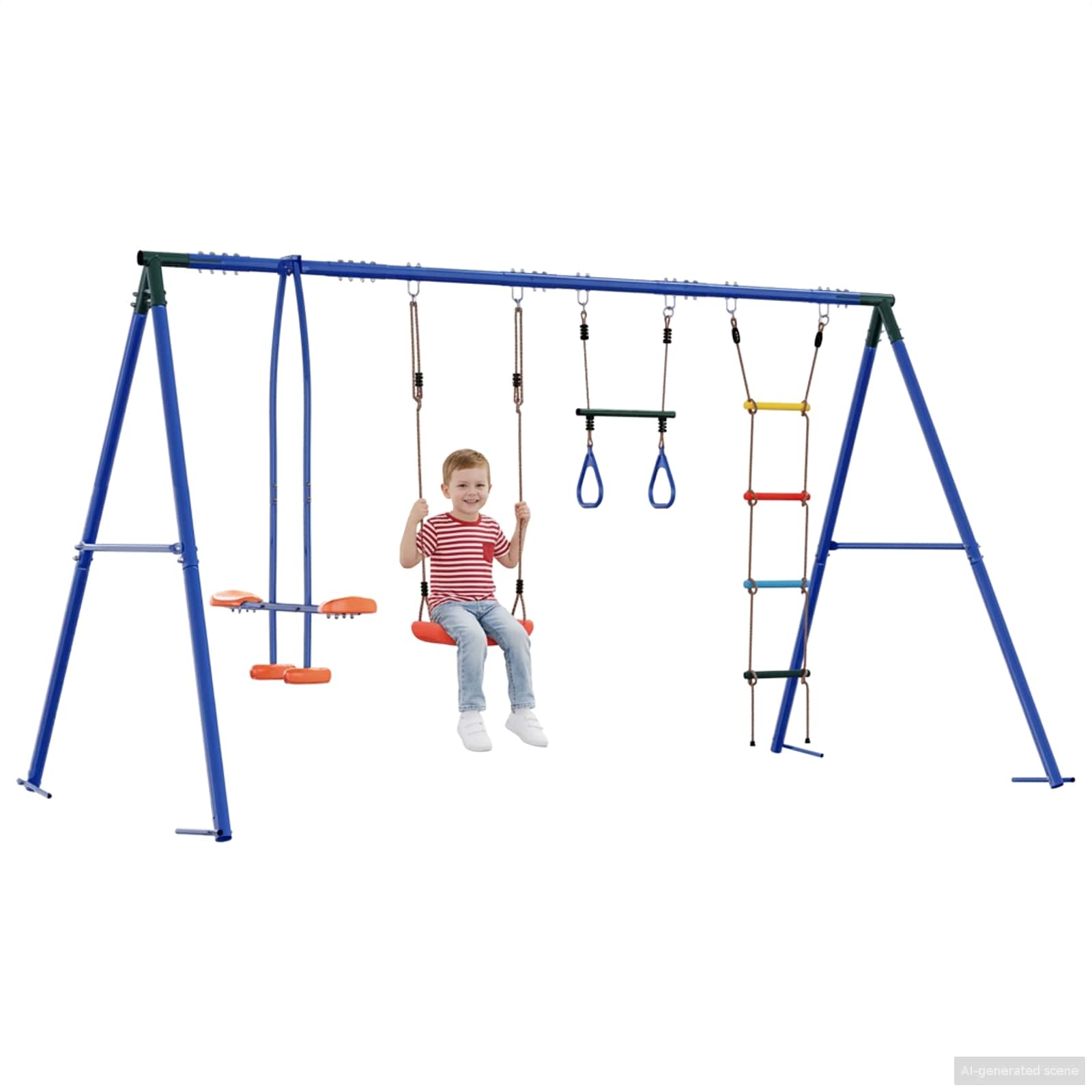 Σετ Κούνιας Εξωτερικού Χώρου Πολύχρωμο 330 x 185 x 185 εκ - Pakobazaar