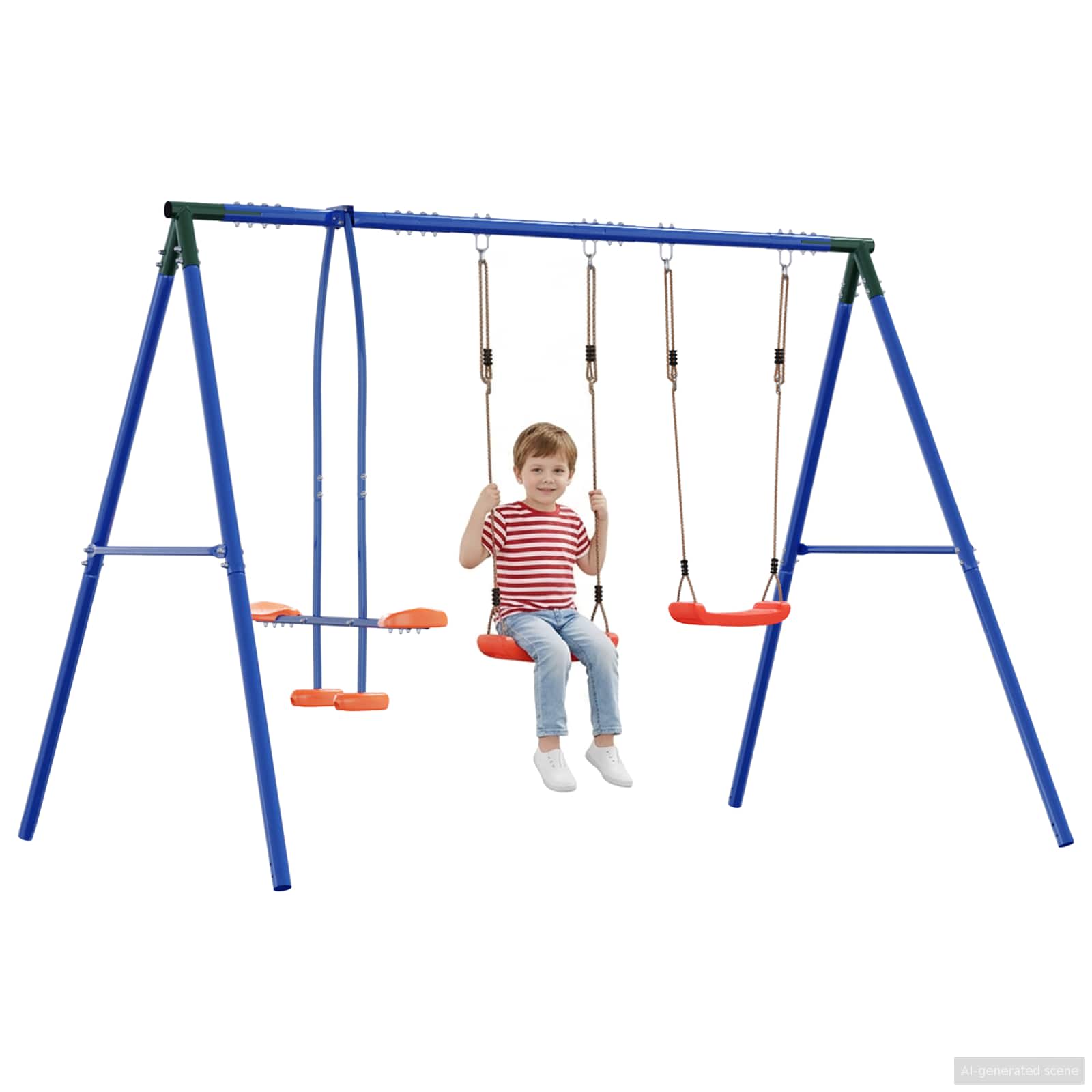 Σετ Κούνιας Εξωτερικού Χώρου Πολύχρωμο 263 x 185 x 185 εκ. - Pakobazaar