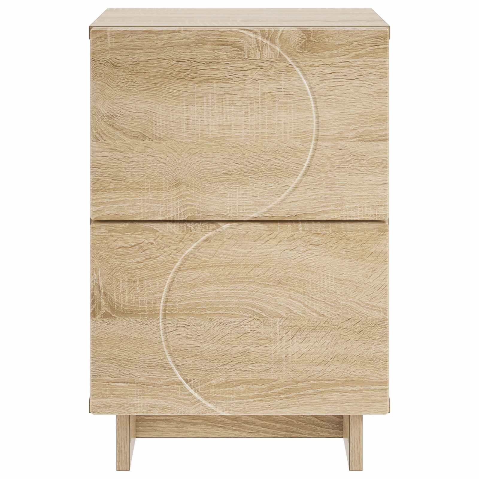 Κομοδίνο 2 τεμ. Sonoma Δρυς 33,5 x 34,5 x 50 εκ - Pakobazaar