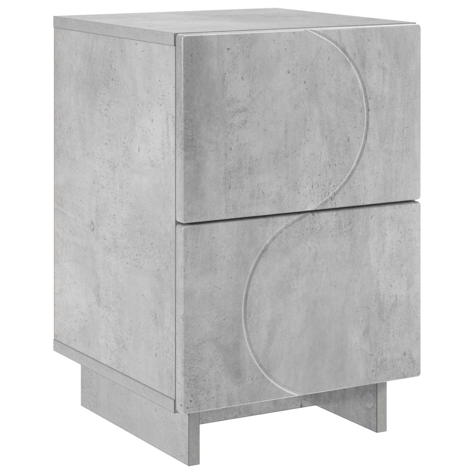 Κομοδίνο Γκρι Σκυροδέματος 33,5 x 34,5 x 50 εκ - Pakobazaar