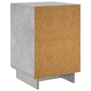Κομοδίνο Γκρι Σκυροδέματος 33,5 x 34,5 x 50 εκ - Pakobazaar