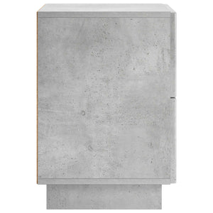 Κομοδίνο 2 τεμ. Γκρι Σκυροδέματος 33,5 x 34,5 x 50 εκ