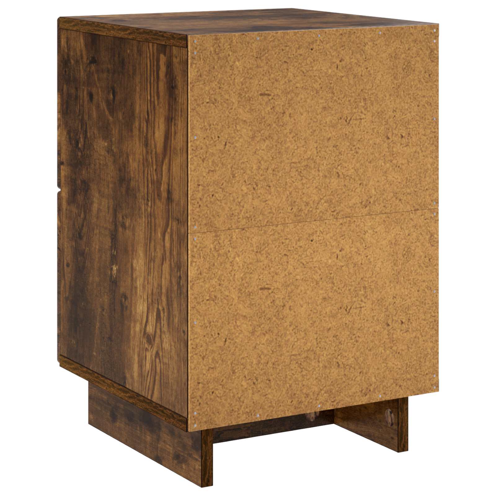 Κομοδίνο Καπνισμένο Ξύλο Δρυός 33,5 x 34,5 x 50 εκ - Pakobazaar