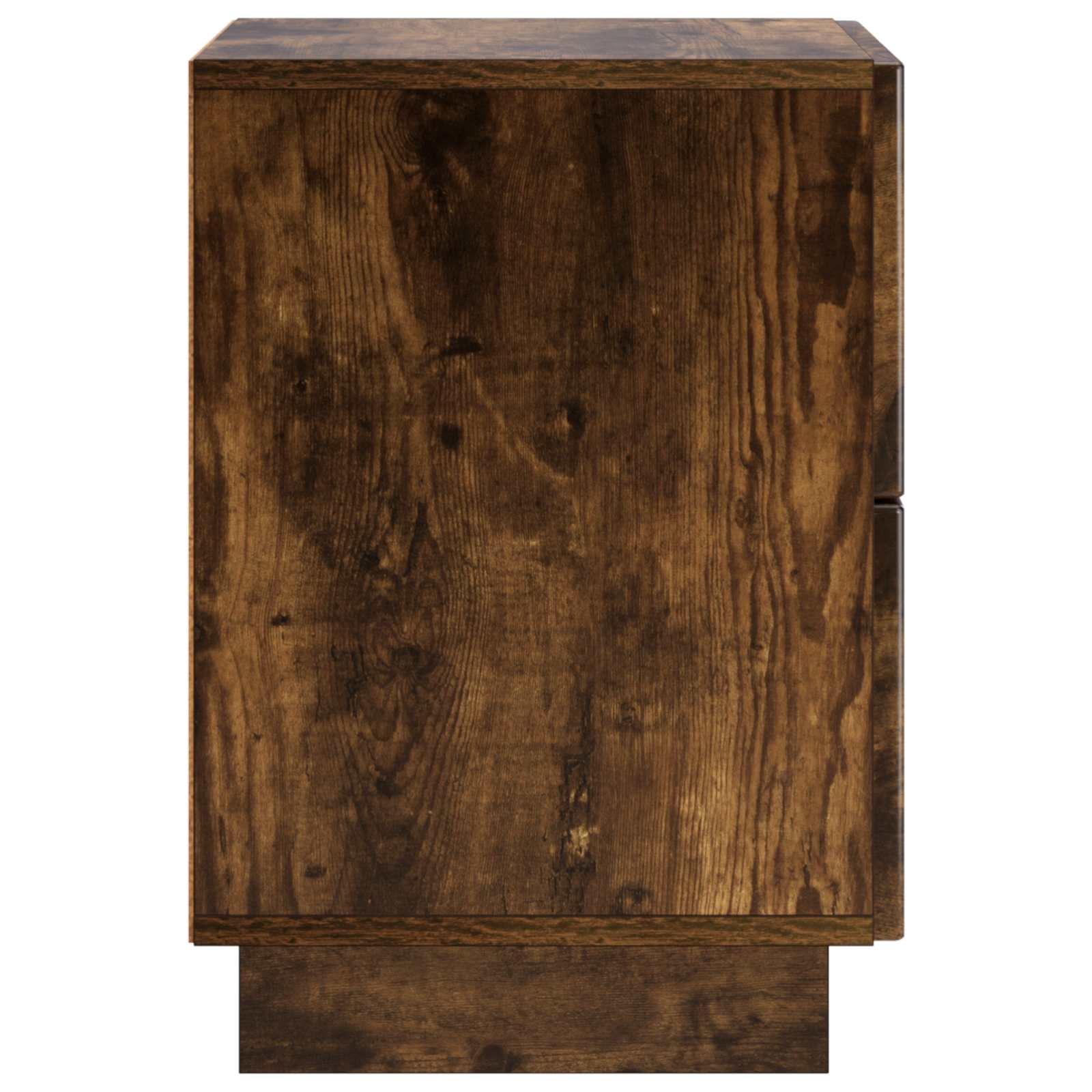 Κομοδίνο 2 τεμ. Καπνισμένο Ξύλο Δρυός 33,5 x 34,5 x 50 εκ - Pakobazaar