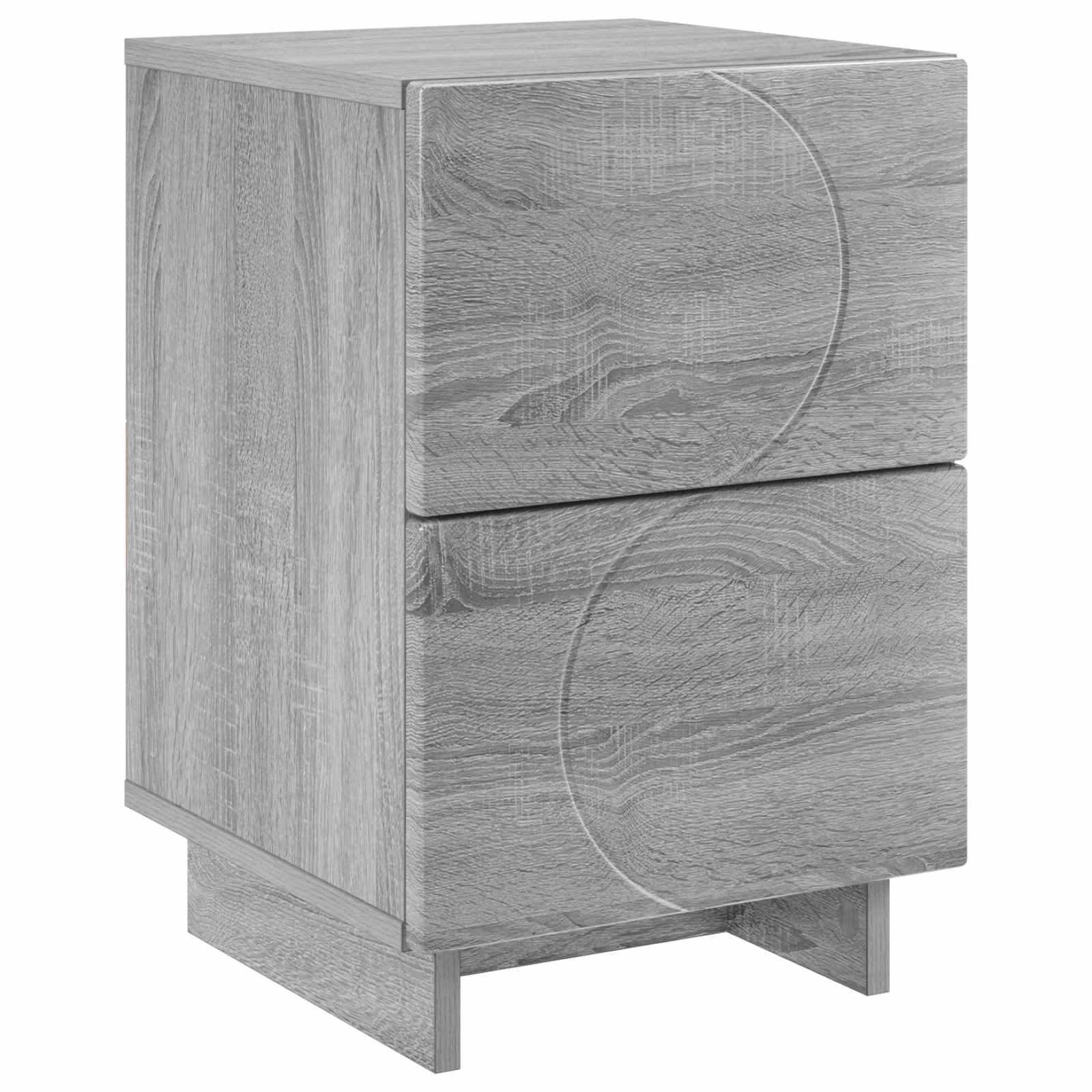 Κομοδίνο Γκρι Sonoma 33,5 x 34,5 x 50 εκ Επεξεργασμένο Ξύλο - Pakobazaar
