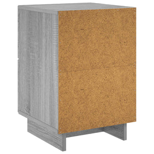 Κομοδίνο Γκρι Sonoma 33,5 x 34,5 x 50 εκ Επεξεργασμένο Ξύλο - Pakobazaar
