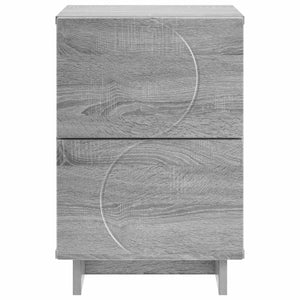 Κομοδίνο Γκρι Sonoma 33,5 x 34,5 x 50 εκ Επεξεργασμένο Ξύλο - Pakobazaar