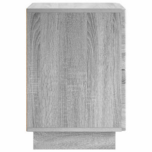 Κομοδίνο 2 τεμ. Γκρι Sonoma 33,5 x 34,5 x 50 εκ - Pakobazaar