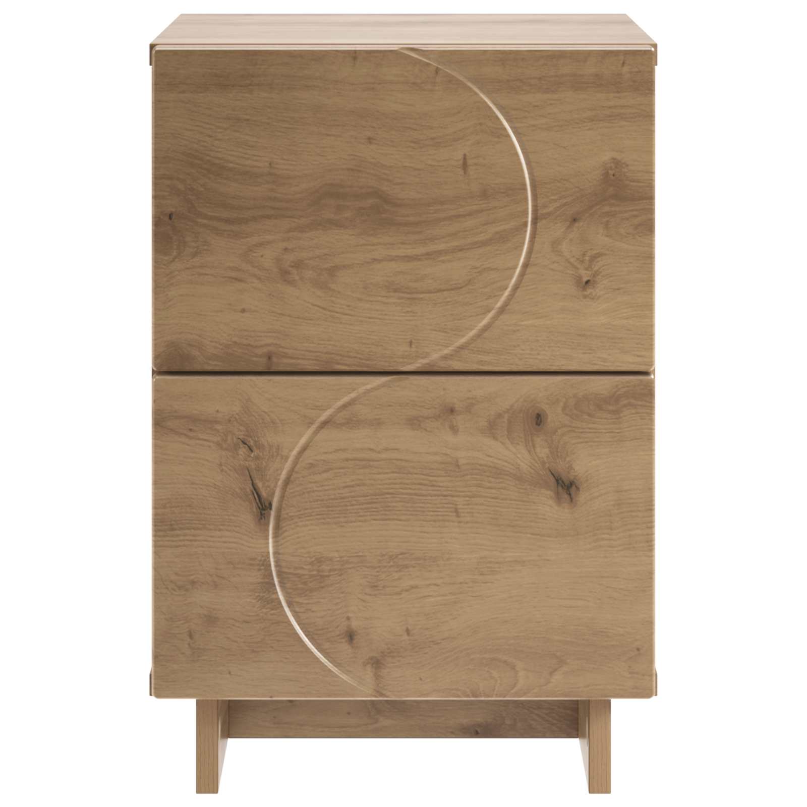 Κομοδίνο 2 τεμ. Artisan Δρυς 33,5 x 34,5 x 50 εκ - Pakobazaar