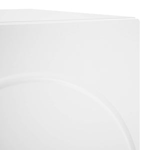 Κομοδίνο 2 pcs Λευκό 33,5 x 34,5 x 50 εκ Επεξεργασμένο Ξύλο - Pakobazaar