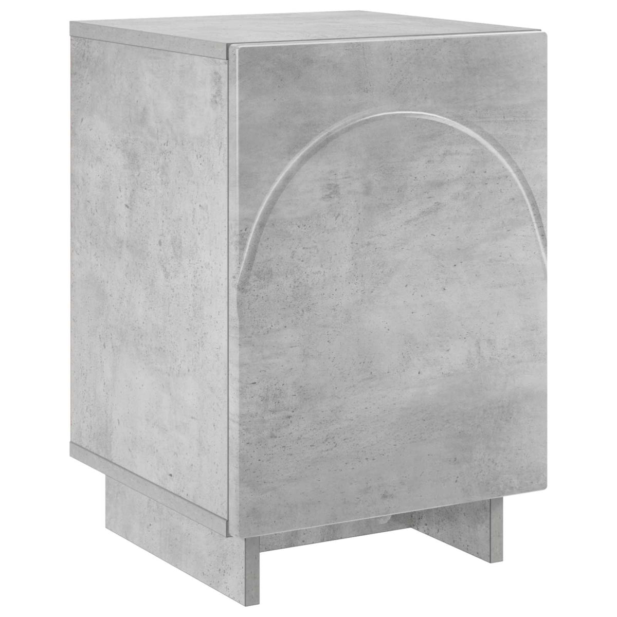 Κομοδίνο Γκρι σκυροδέματος 33,5 x 34,5 x 50 εκ - Pakobazaar
