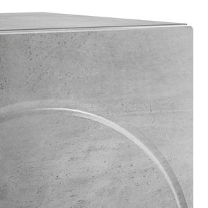 Κομοδίνο 2 pcs Γκρι Σκυροδέματος 33,5 x 34,5 x 50 εκ - Pakobazaar